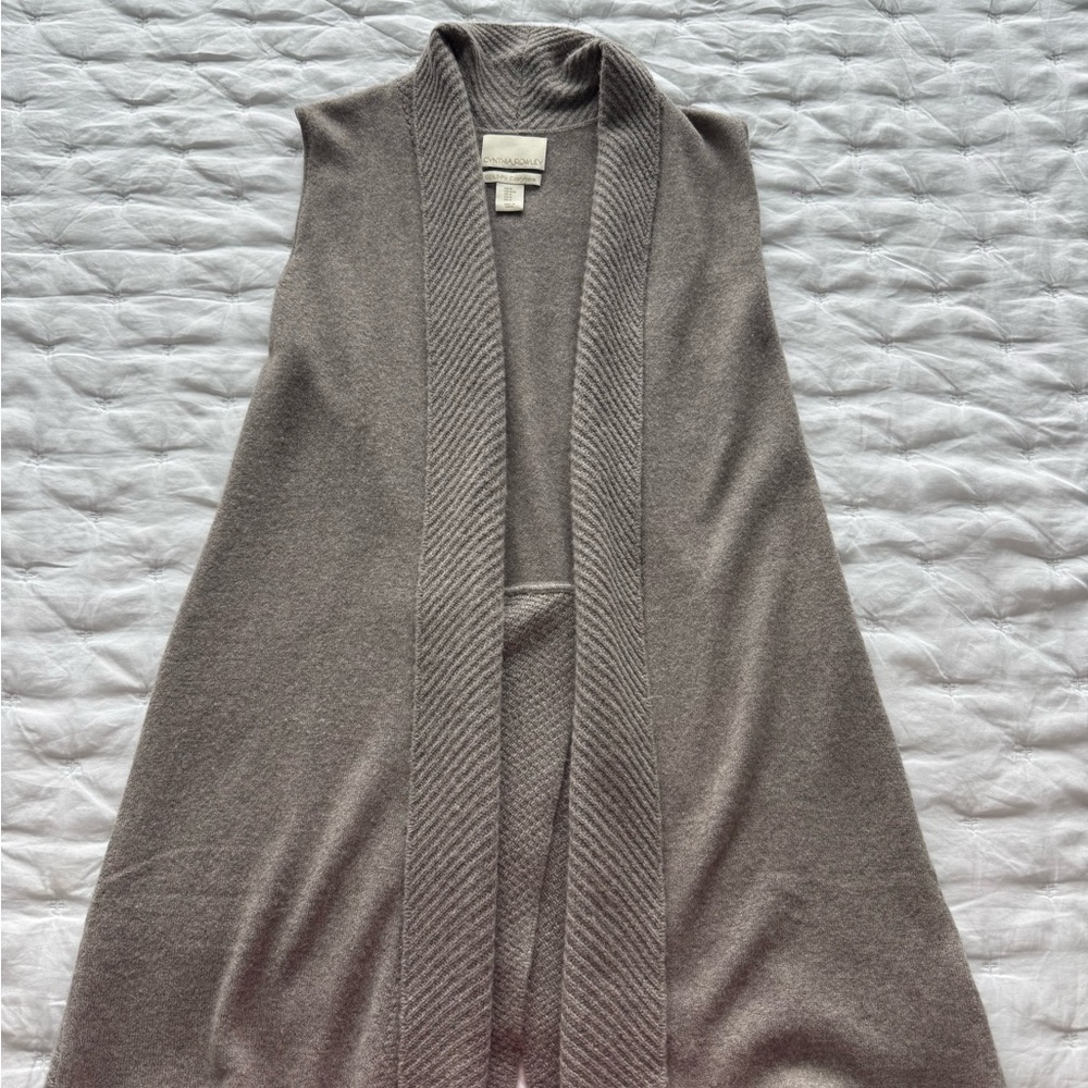 Cynthia Rowley Gray Cardigan Sweater